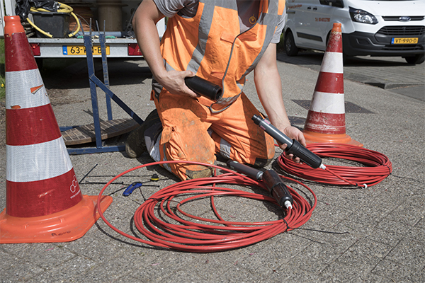 DTS sensor for tracking illicit sewer connections