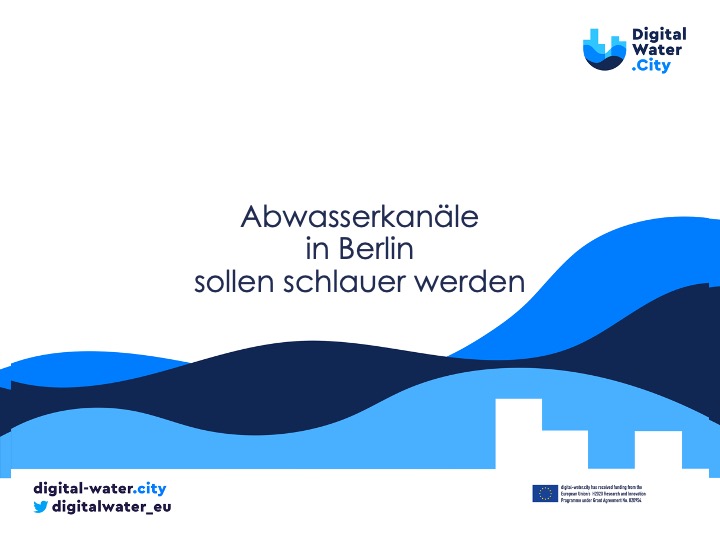 Abwasserkanäle in Berlin sollen schlauer werden
