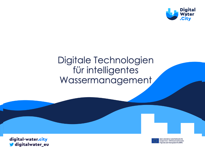 Digitale Technologien für intelligentes Wassermanagement