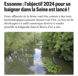 Essonne : l’objectif 2024 pour se baigner dans la Seine est lancé !